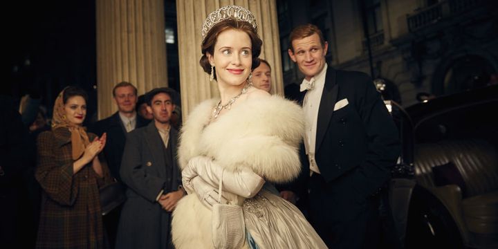 <strong> Claire Foy as Queen Elizabeth II</strong>