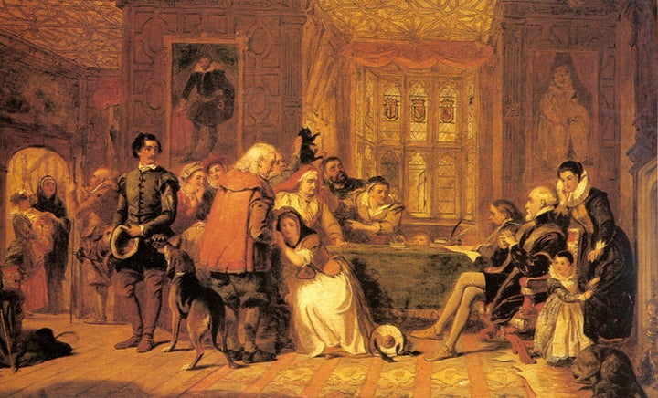 The Witch Trial by <a rel="nofollow" href="https://en.wikipedia.org/wiki/William_Powell_Frith" target="_blank">William Powell