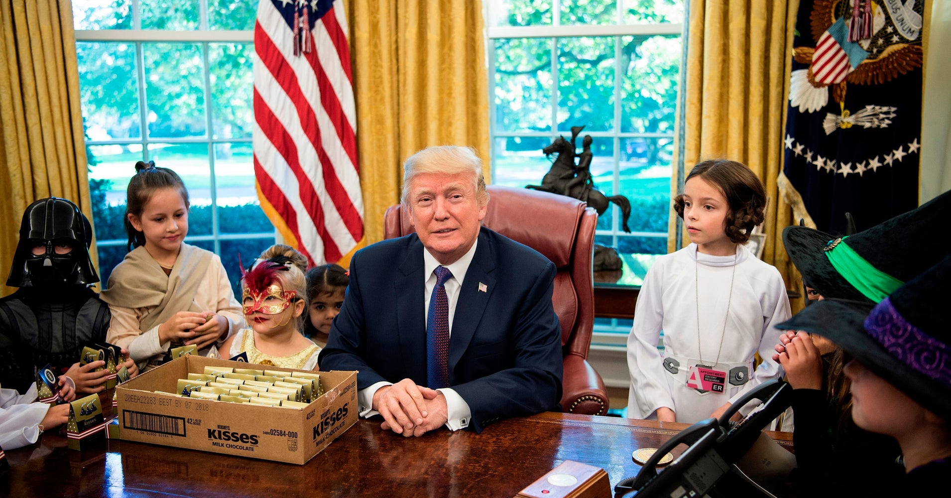 Donald Trump Met Reporters� Kids, And It Was More Trick Than Treat