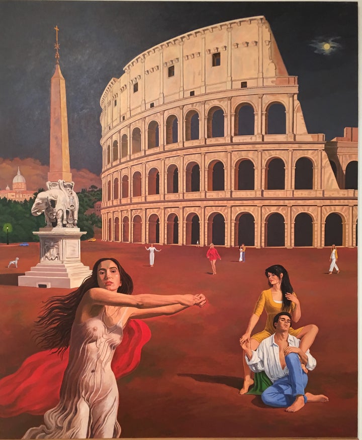 <p>Vincent Arcilesi, Summer Night in Rome. On View at Arcilesi Retrospective.</p>