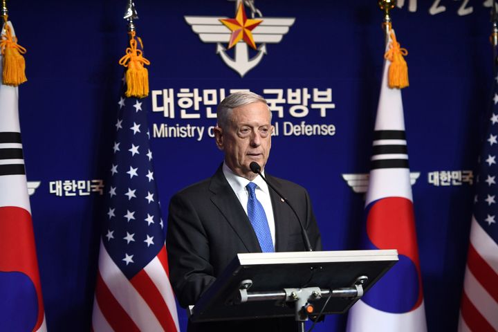 US Defence Secretary Jim Mattis has said that the threat of nuclear attack from North Korea is increasing.