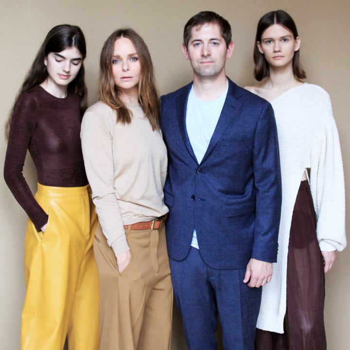 <p>Stella designed the stunning brown knitted parachute pant and brown knit bodysuit, both made of 100% man-made spider silk, produced in <a href="https://www.instagram.com/BoltThreads/" target="_blank" role="link" rel="nofollow" class=" js-entry-link cet-external-link" data-vars-item-name="@BoltThreads" data-vars-item-type="text" data-vars-unit-name="59f51643e4b06ae9067ab93d" data-vars-unit-type="buzz_body" data-vars-target-content-id="https://www.instagram.com/BoltThreads/" data-vars-target-content-type="url" data-vars-type="web_external_link" data-vars-subunit-name="article_body" data-vars-subunit-type="component" data-vars-position-in-subunit="0">@BoltThreads</a>' labs in Emeryville, CA</p>