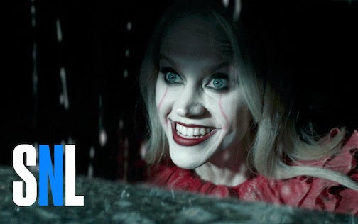 Kate McKinnon’s delightfully scary Kellywise, inspired by Pennywise