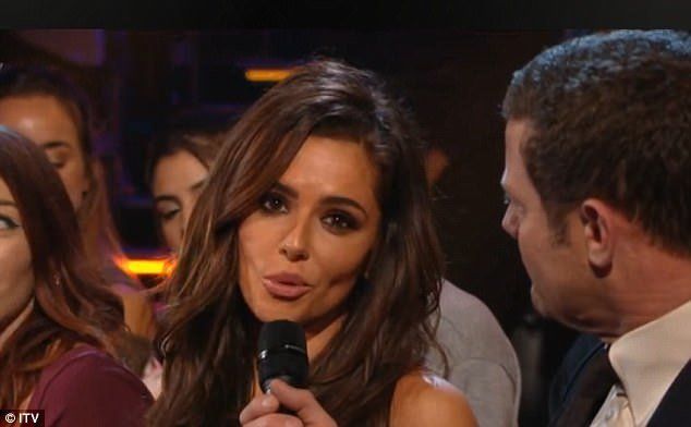 Dermot briefly spoke to Cheryl during the show 