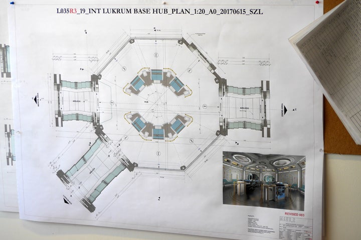 Design for Martian base for the second season of National Geographic’s Mars television series.