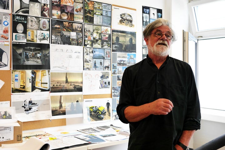 <p>Adrian Smith, <em>Mars</em> second season production designer, at Korda Studios in Hungary.</p>