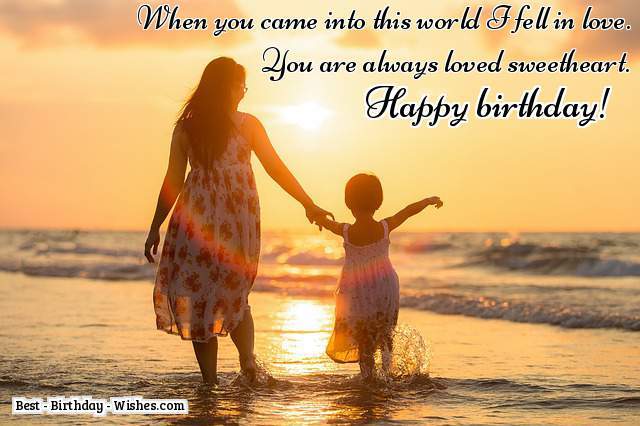 birthday wish daughter to mother