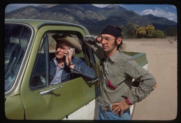 Dennis Hopper and Satya de la Manitou in a still from ‘Along for the Ride’ 