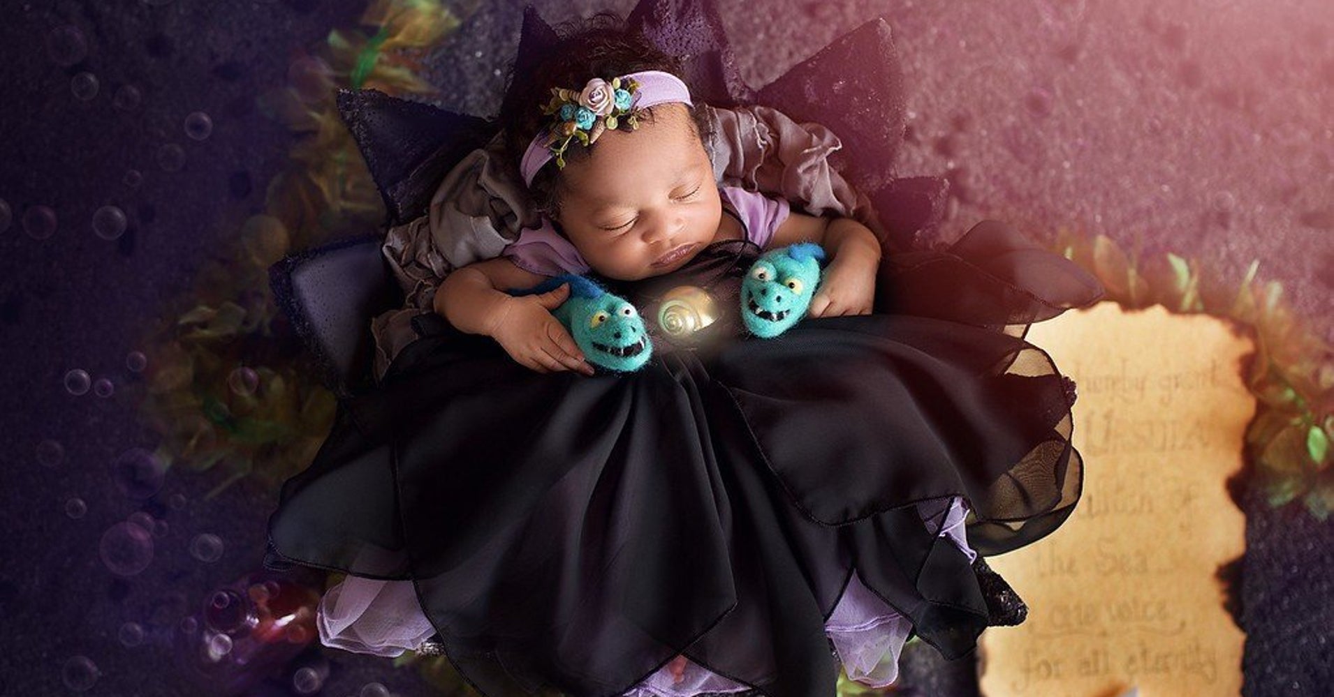 Photographer Transforms Babies Into 'Adorably Sinister' Disney Villains
