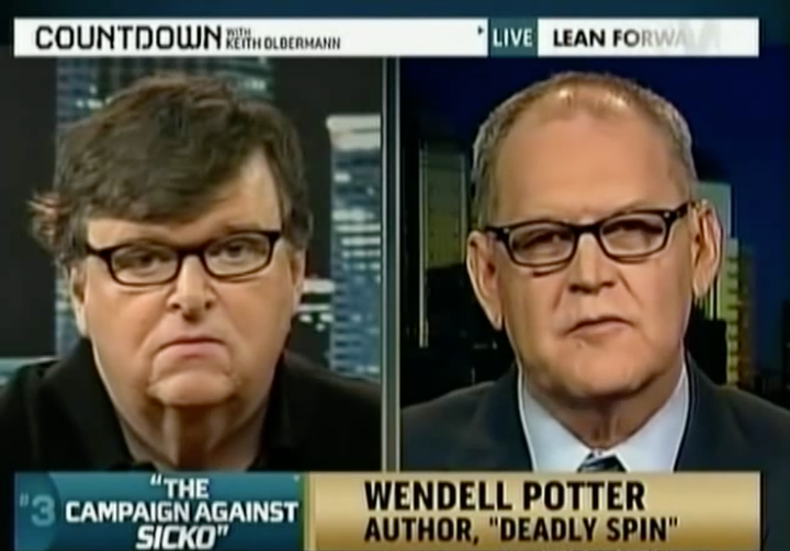 Michael Moore and Wendell Potter on Countdown with Keith Olbermann.