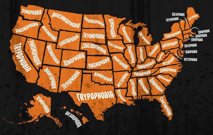 This Map Shows What People Fear The Most In Each State Huffpost Life