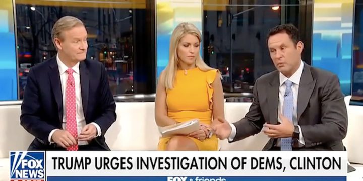 On the day that President Donald Trump’s former campaign chairman, Paul Manafort, was indicted, "Fox & Friends" dedicated substantial time to asking why Hillary Clinton wasn't being investigated instead.