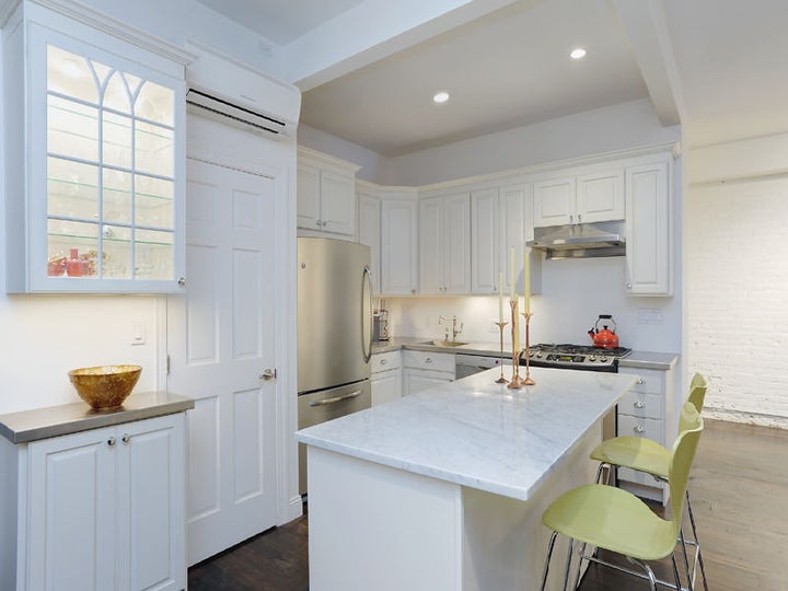 The loft's kitchen, from a prior real estate listing.