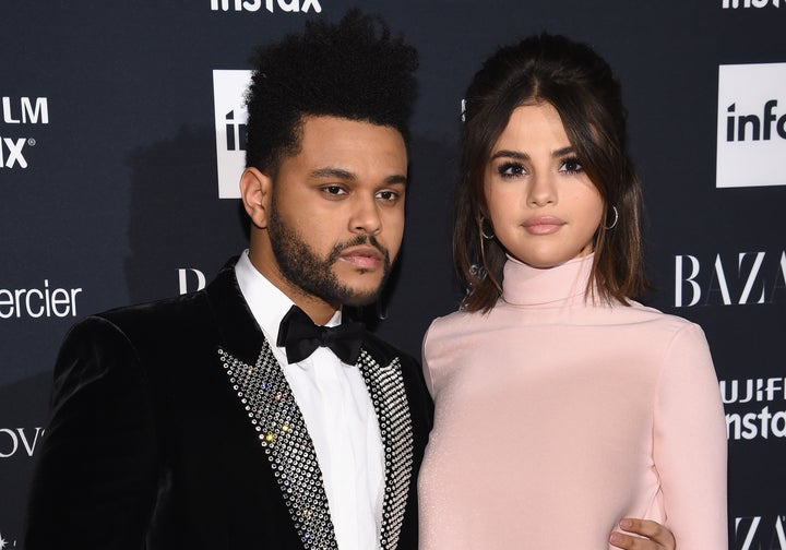 The Weeknd and Selena Gomez pictured together in Sept. 2017. 