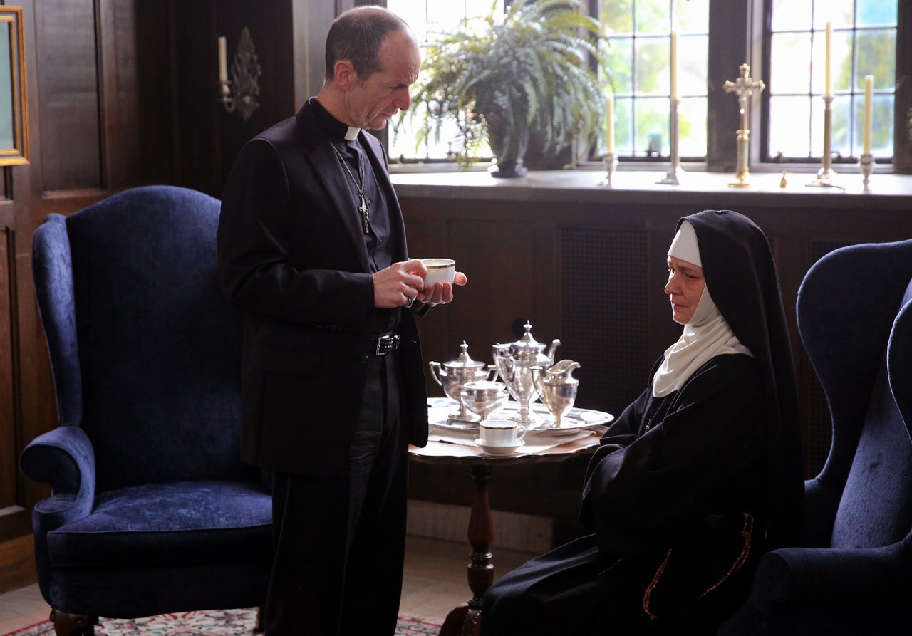 Denis O'Hare and Melissa Leo star in "Novitiate."