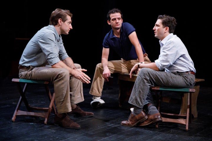 Fran Kranz, Will Brill and John Magaro in Richard Nelson’s Illyria 