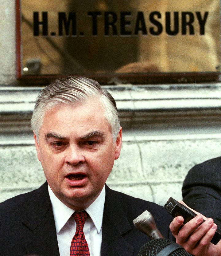 Norman Lamont, Conservative Chancellor on Black Wednesday.