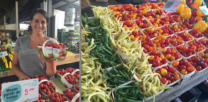 Fruits and vegetable at this market are bursting with flavor! 