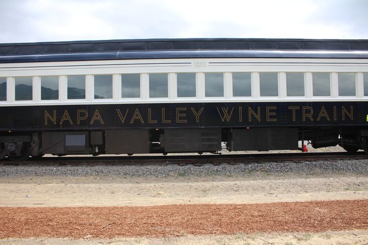 The Napa Valley Wine Train is running on schedule