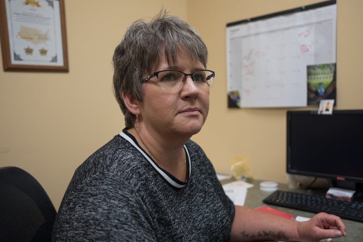 Lois Vance helps runs a program for people addicted to opioids in a Charleston, West Virginia, clinic.