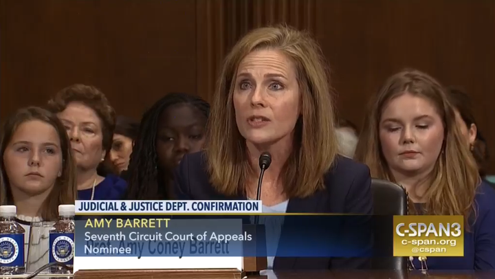 New U.S. Court of Appeals Judge Amy Coney Barrett has questioned the precedent of Roe v. Wade.