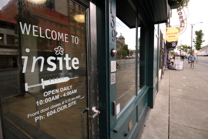 Insite, a safe injection site in Vancouver, Canada, on Aug. 29, 2006. 