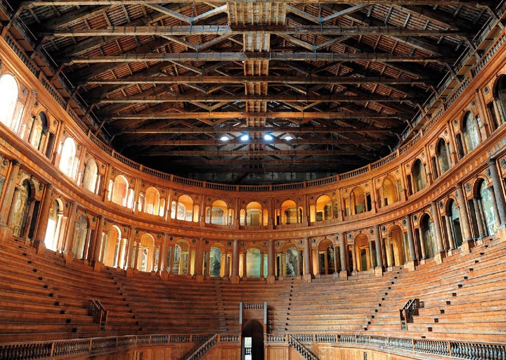 <p>The seventeenth-century Teatro Farnese, where Verdi’s Stiffelio was given</p>