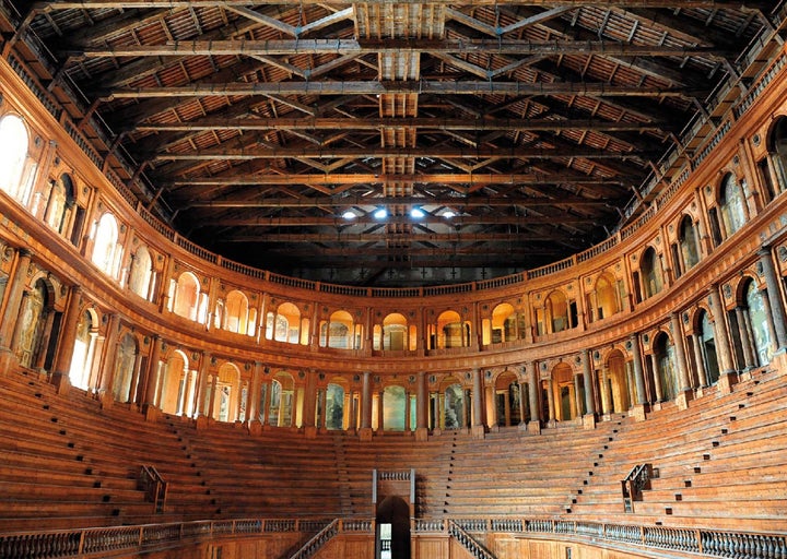 The seventeenth-century Teatro Farnese, where Verdi’s Stiffelio was given