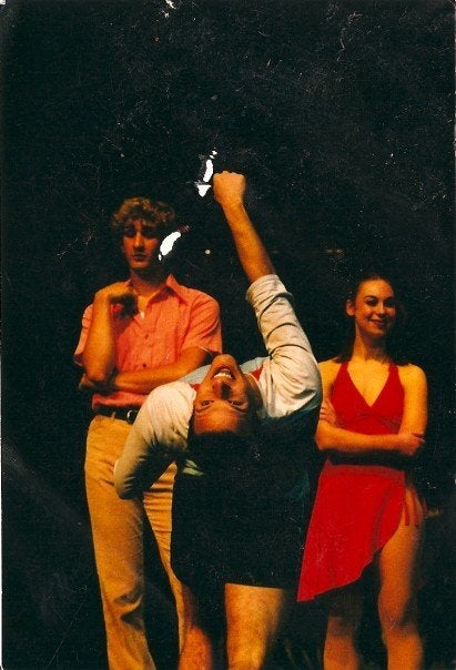 Zac back in his theater days, working a chorus line