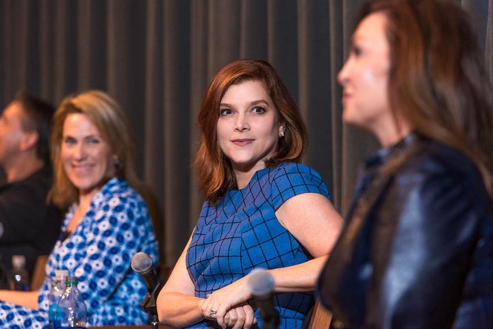  Lisa Pearson, CEO of Umbel (center) says deliberate action will change bias. (L, Kerry Rump; R, Ann Marie Schneider.) 