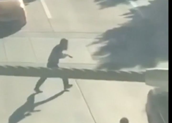 A man shown in this footage running from the crash was arrested 