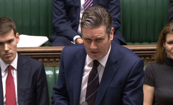 Keir Starmer in the House of Commons