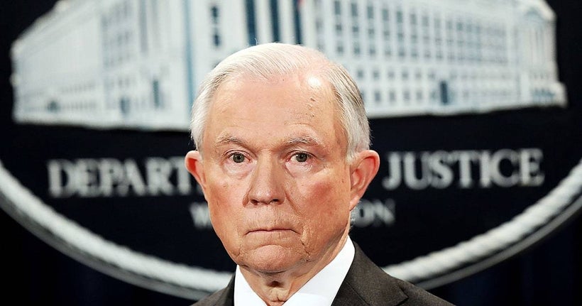 Attorney General Jeff Sessions in a previous public address.