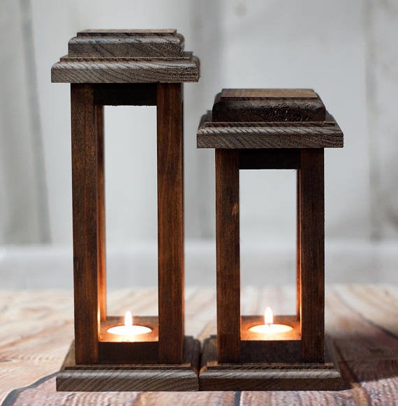 Reclaimed Wood Lanterns