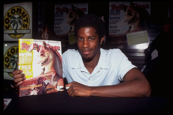 Jar Jar Binks actor Ahmed Best said he felt "forgotten."