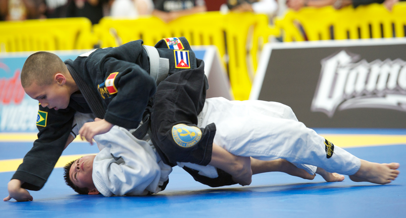Kids as young as four start training BJJ.