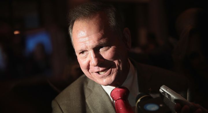 Roy Moore is running for Senate and has faced questions about his pay from his foundation.