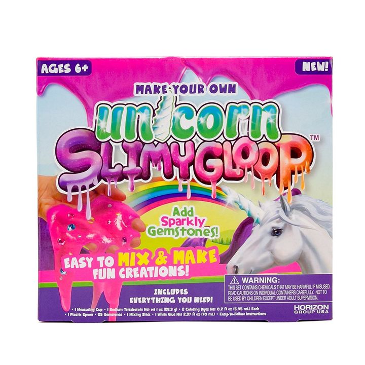 Slimygloop Make Your Own Unicorn DIY Slime Kit by Horizon Group Usa, Mix &  Create Stretchy, Squishy, Gooey, Putty, Pink Magical Unicorn Slime- Unicorn