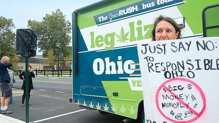 A grassroots marijuana activist protests a corporate takeover of the fledgling industry.