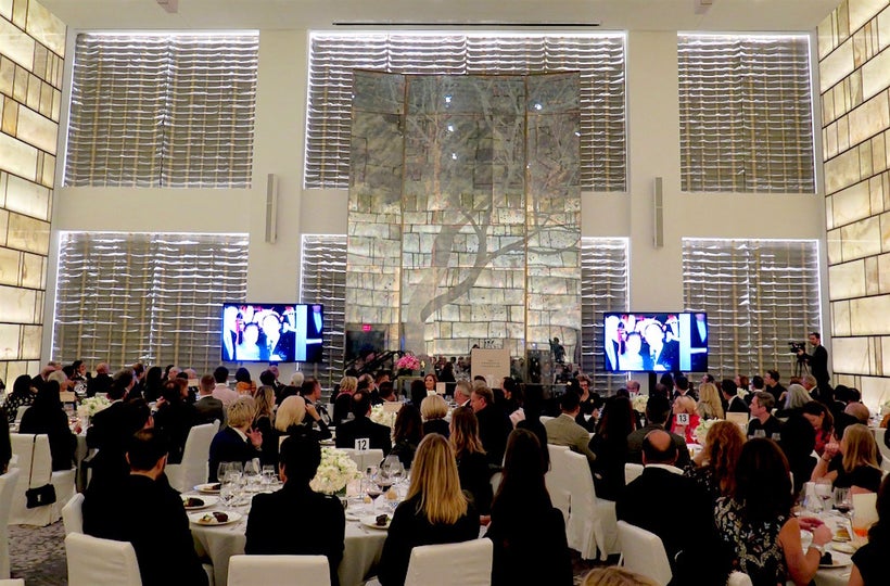 The Fragrance Foundation Circle of Champions gala in the Onyx Room at the Park Hyatt New York