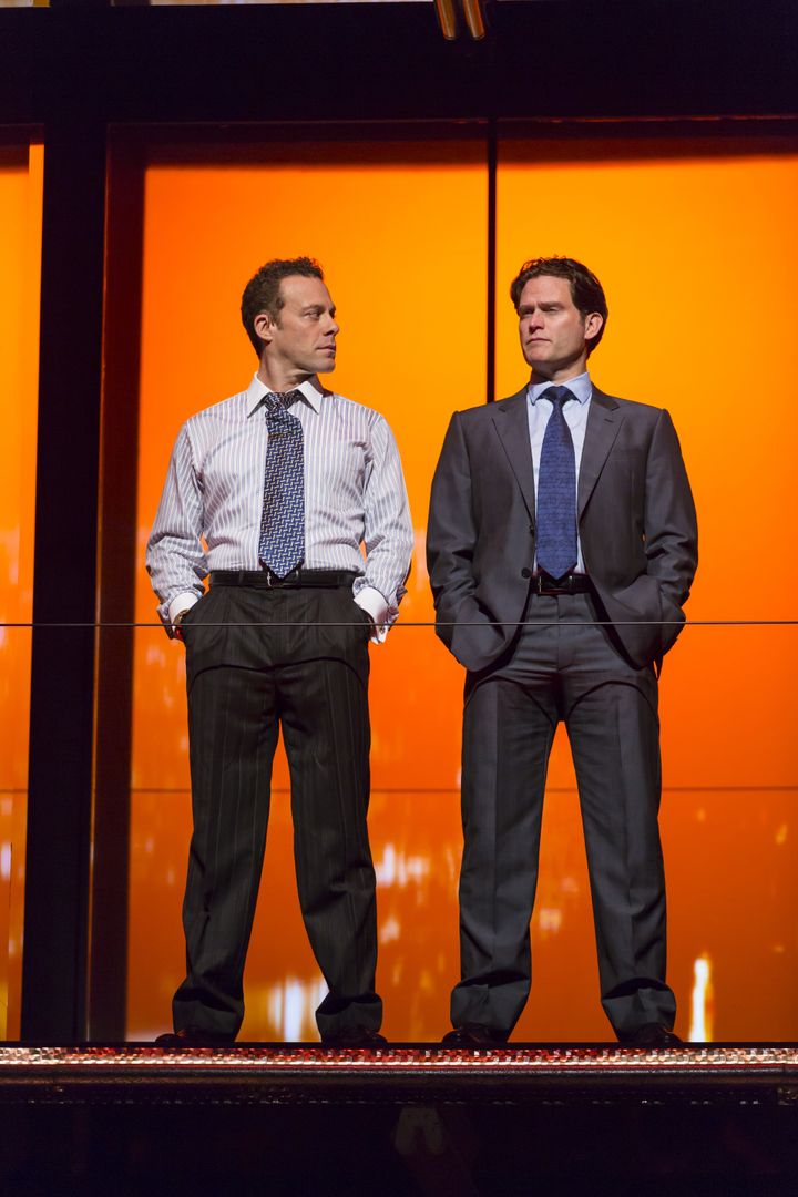 Matthew Rauch and Steven Pasquale in Ayad Akhtar’s Junk