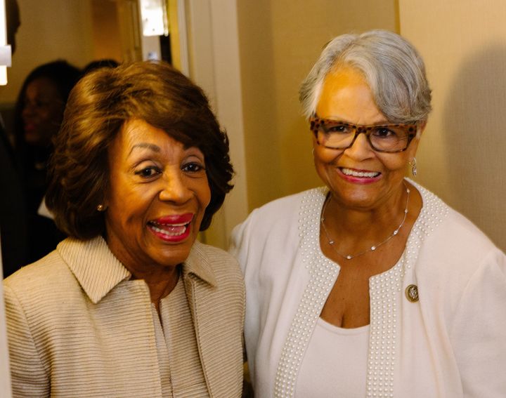 <p><em>Congresswoman Maxine Waters and Congresswoman Bonnie Watson-Coleman</em> </p>