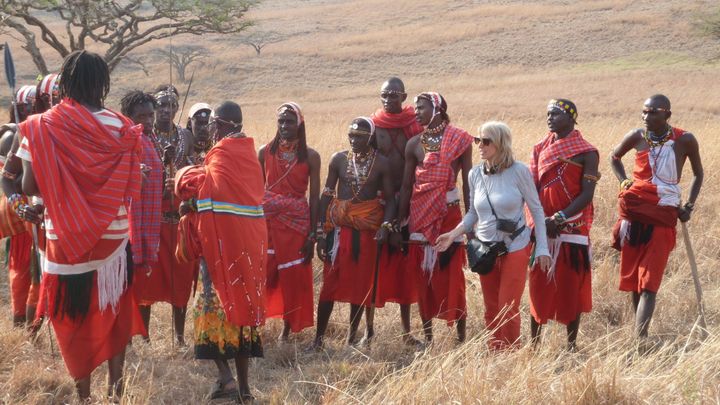 Fieldwork: Bronwen Hughes among the Maasai