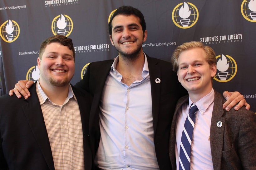 SFL Campus Coordinators Garett Roush, Jorge Jraissati, and Bradley Lake at the organization’s leadership retreat in Nashville
