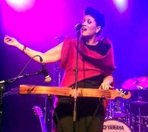 Kristen performing at The Soiree, Los Angeles, 2017