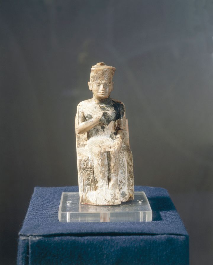 An ivory statuette of Khufu 