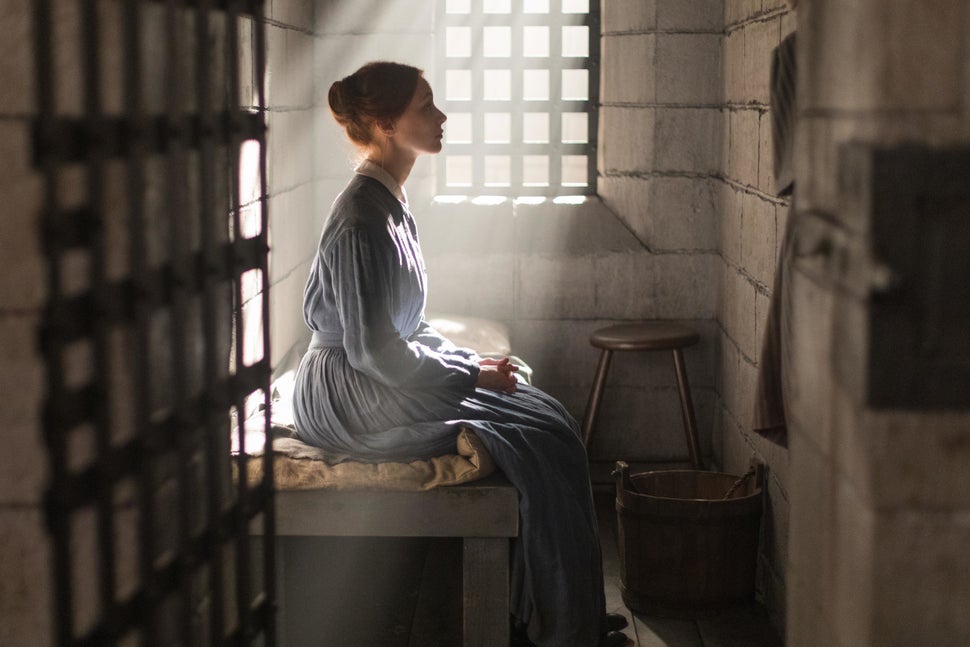 Sarah Gadon as Grace Marks.