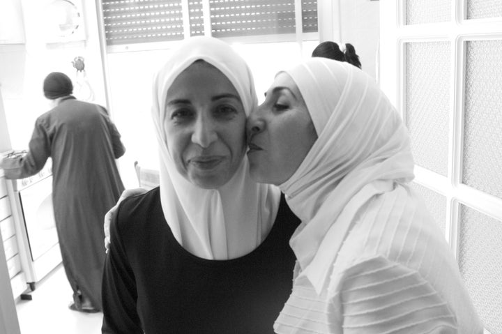 <p>My sisters Mimi, right, and Rowaida.</p>