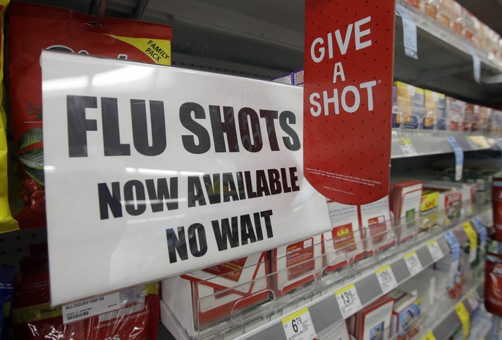 The flu vaccine is easy to get. 