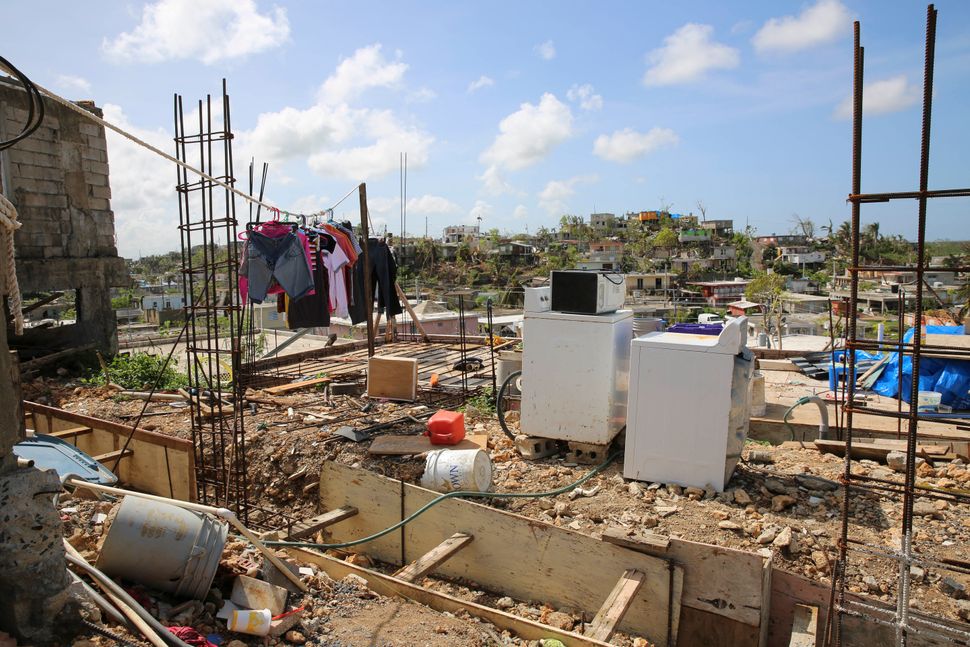 Many of the houses in Valle Hill and its neighboring communities, Villa Hugo 1 and 2, were destroyed by Hurricane Maria.